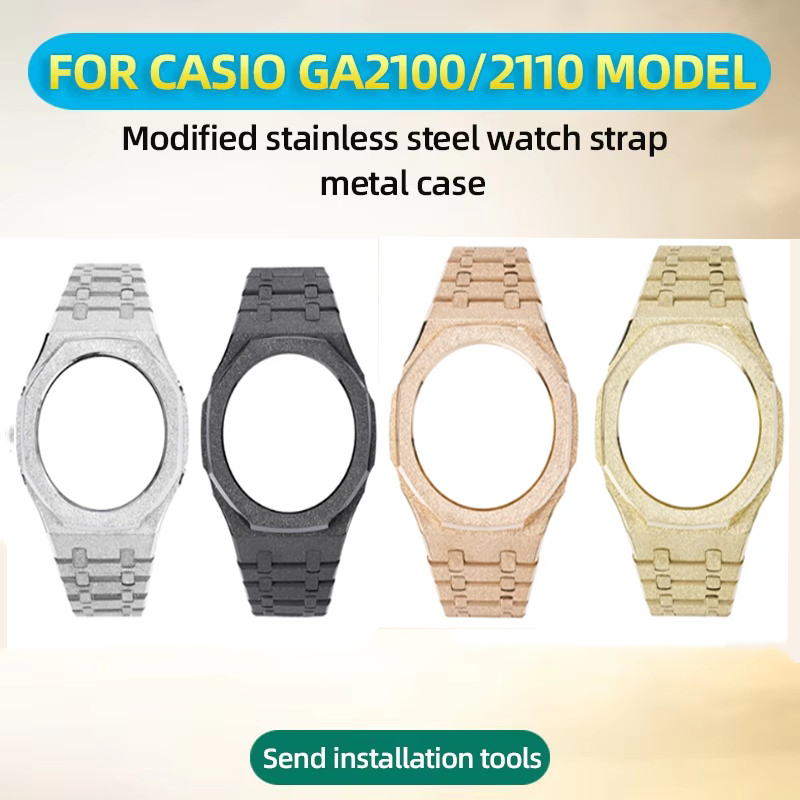 Casio Watch G-Shock Ga-2100 - GA-2100 修正されたベゼルキットカシオ G-ショック GA2100 GA-2110 時計バンド
