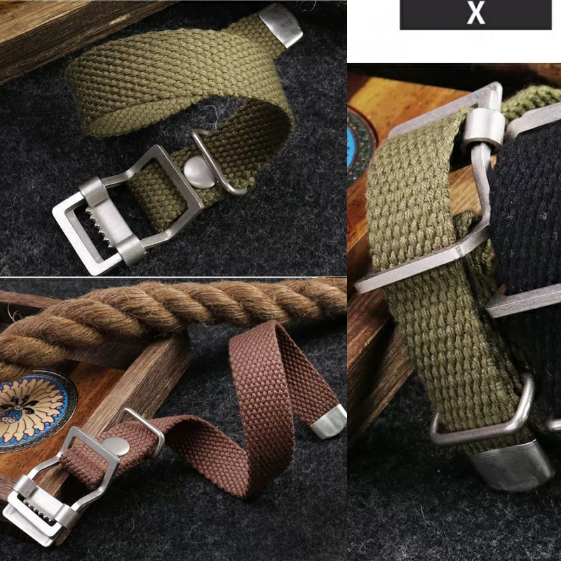 20mm 22mm 19mm 21mm 高品質ナイロンキャン - Canvas Strap Watch のレビューと価格