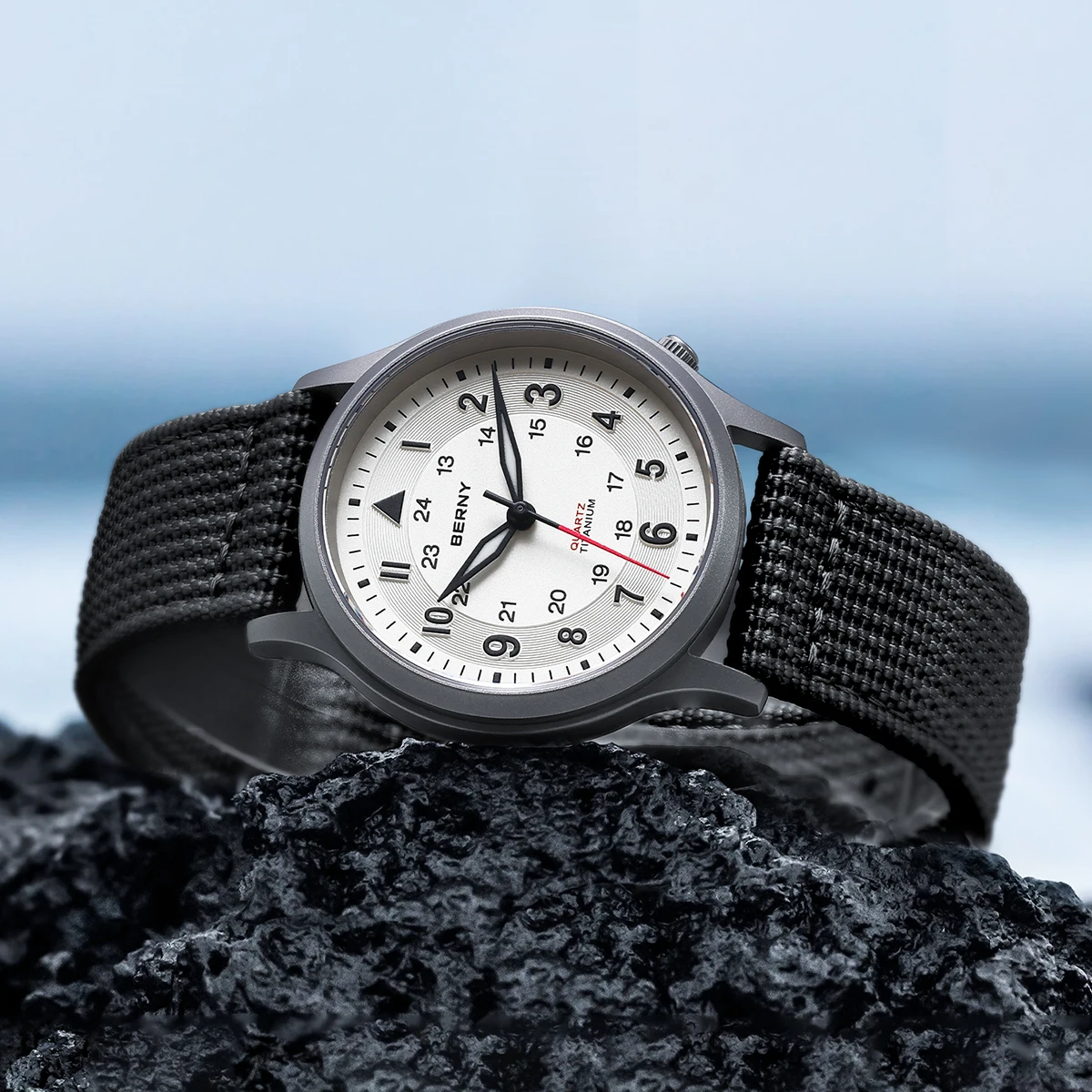 BERNY チタン腕時計男性用クラシックメンズフィールドウォ - Rolex Watch Submariner のレビューと価格