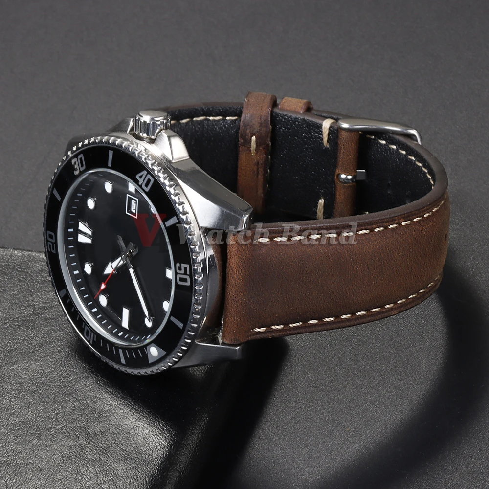 本物のカーフスキンレザー時計バンドオメガビジネス時計バンドセ - Omega Watch Speedmaster のレビューと価格