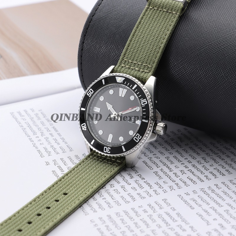 20 ミリメートル 22 ミリメートルクイックリリースブレス - Canvas Strap Watch のレビューと価格