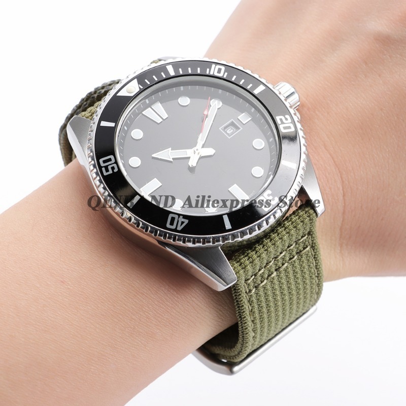 20 ミリメートル 22 ミリメートルクイックリリースブレス - Canvas Strap Watch のレビューと価格