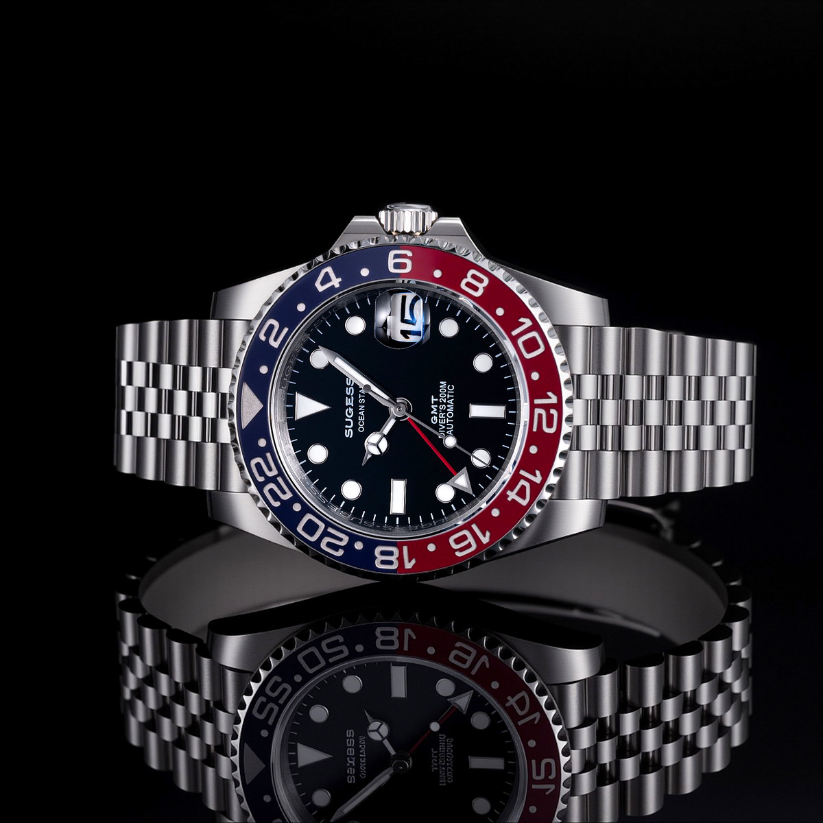 Sugess GMT ダイビングウォッチ メンズ 自動巻き機 - Rolex Watch Datejust のレビューと価格