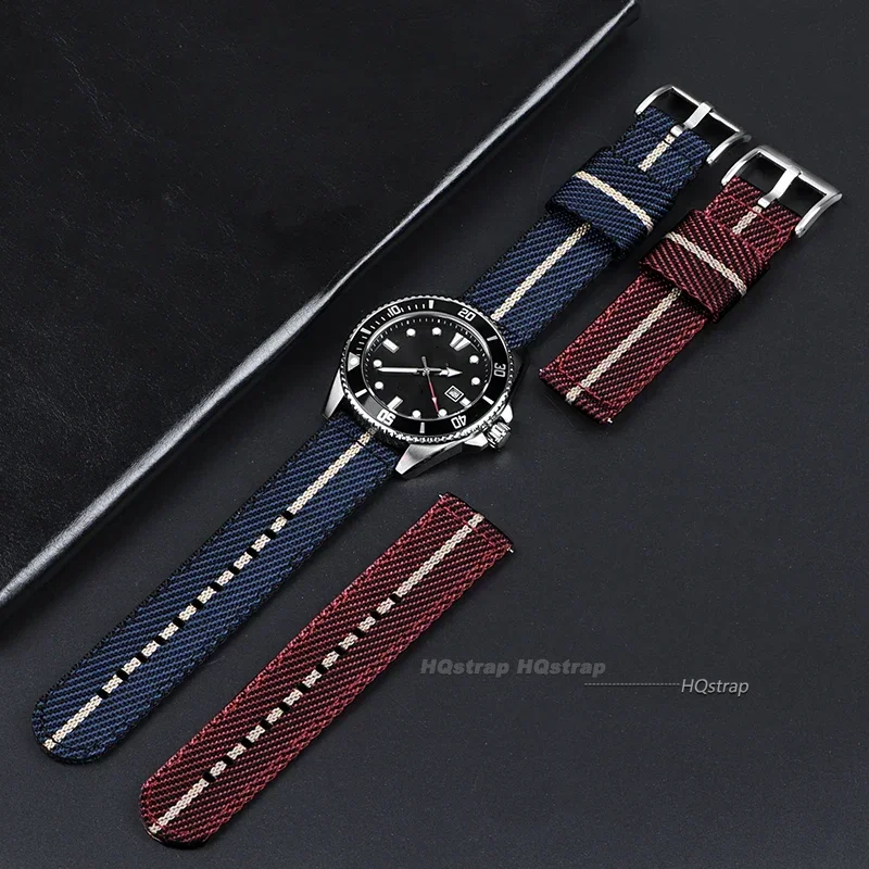チューダーウォッチ用クイックリリースナイロンストラップ、オメ - Suede Strap Watch のレビューと価格