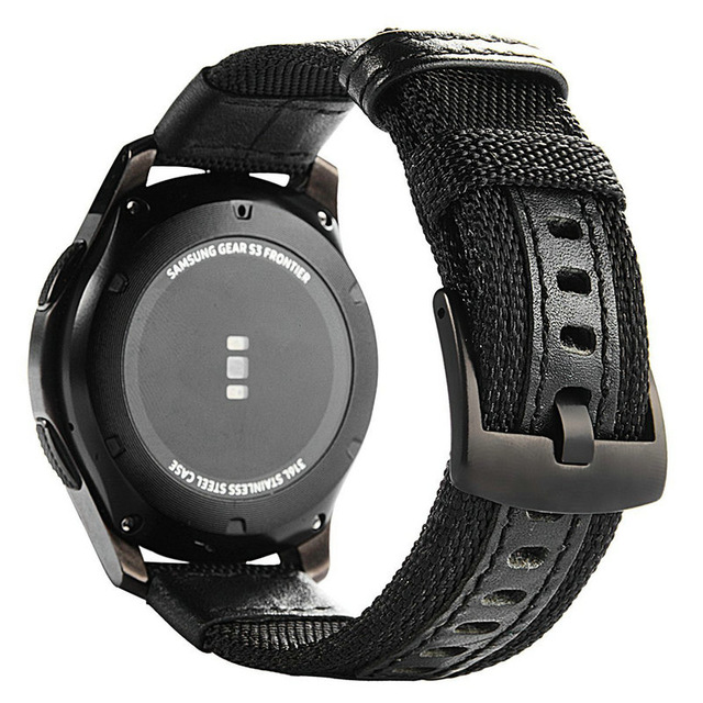 24 ミリメートルナイロン時計バンド TicWatch プロ - Canvas Strap Watch のレビューと価格