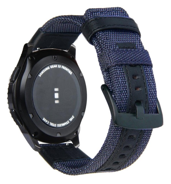 24 ミリメートルナイロン時計バンド TicWatch プロ - Canvas Strap Watch のレビューと価格
