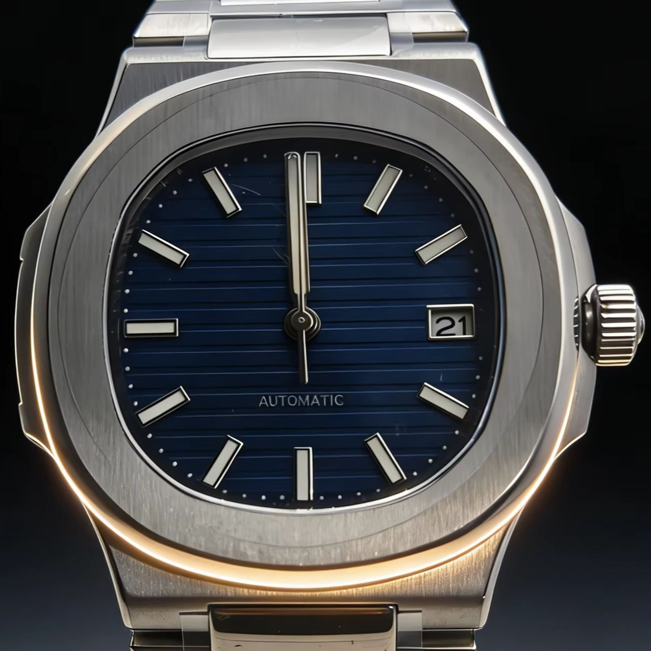 NH35 自動機械式時計メンズ 40 ミリメートルステンレス - Patek Philippe Watch Nautilus のレビューと価格