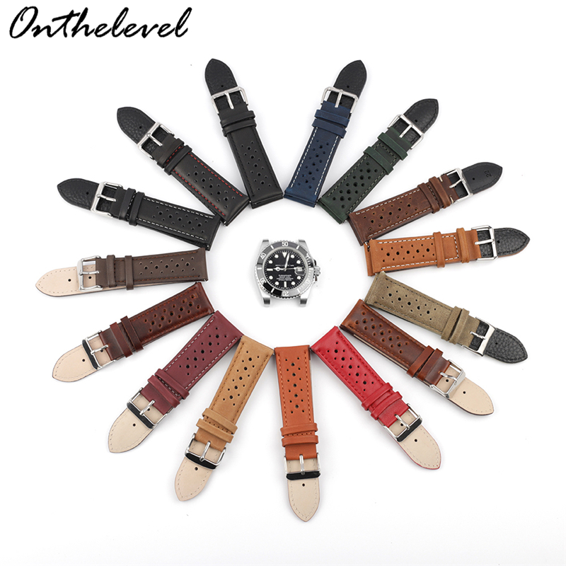 Onthelevel レザー時計ストラップ 18mm 20m - Suede Strap Watch のレビューと価格