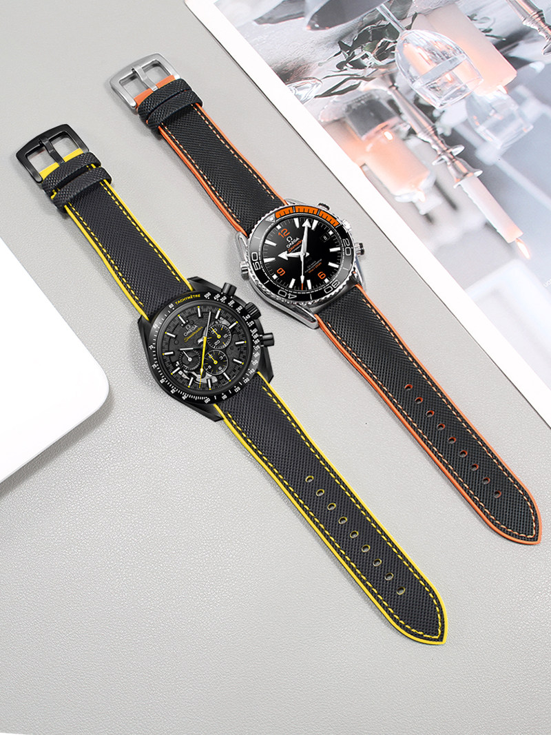 ナイロンテクスチャードウォッチストラップ オメガスピードマス - Omega Watch Speedmaster のレビューと価格