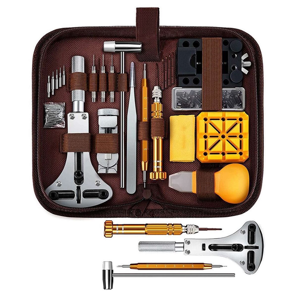 ABGQ 時計修理キット、298個入り時計電池交換ツール、時 - Spring Bar Tool Set のレビューと価格