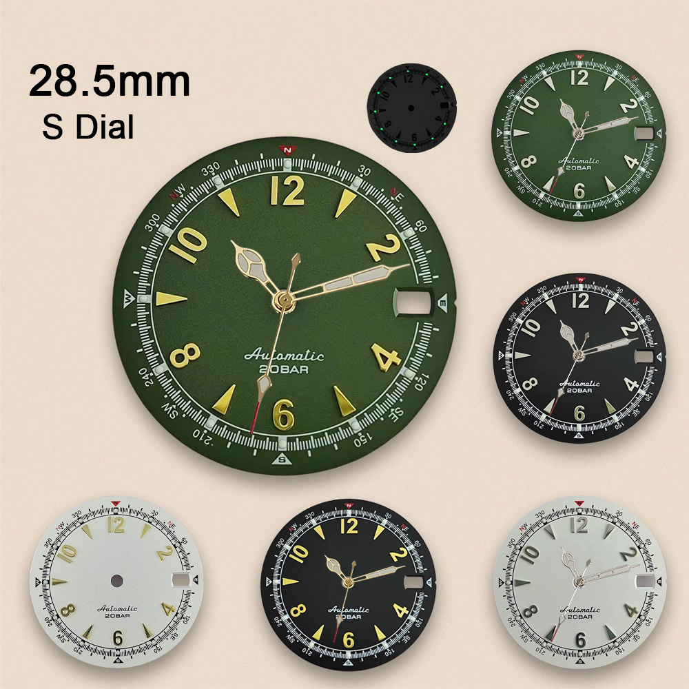 NH35 NH36ムーブメント対応 NH35ダイヤル Sロゴ - Seiko Watch 5 Sports のレビューと価格
