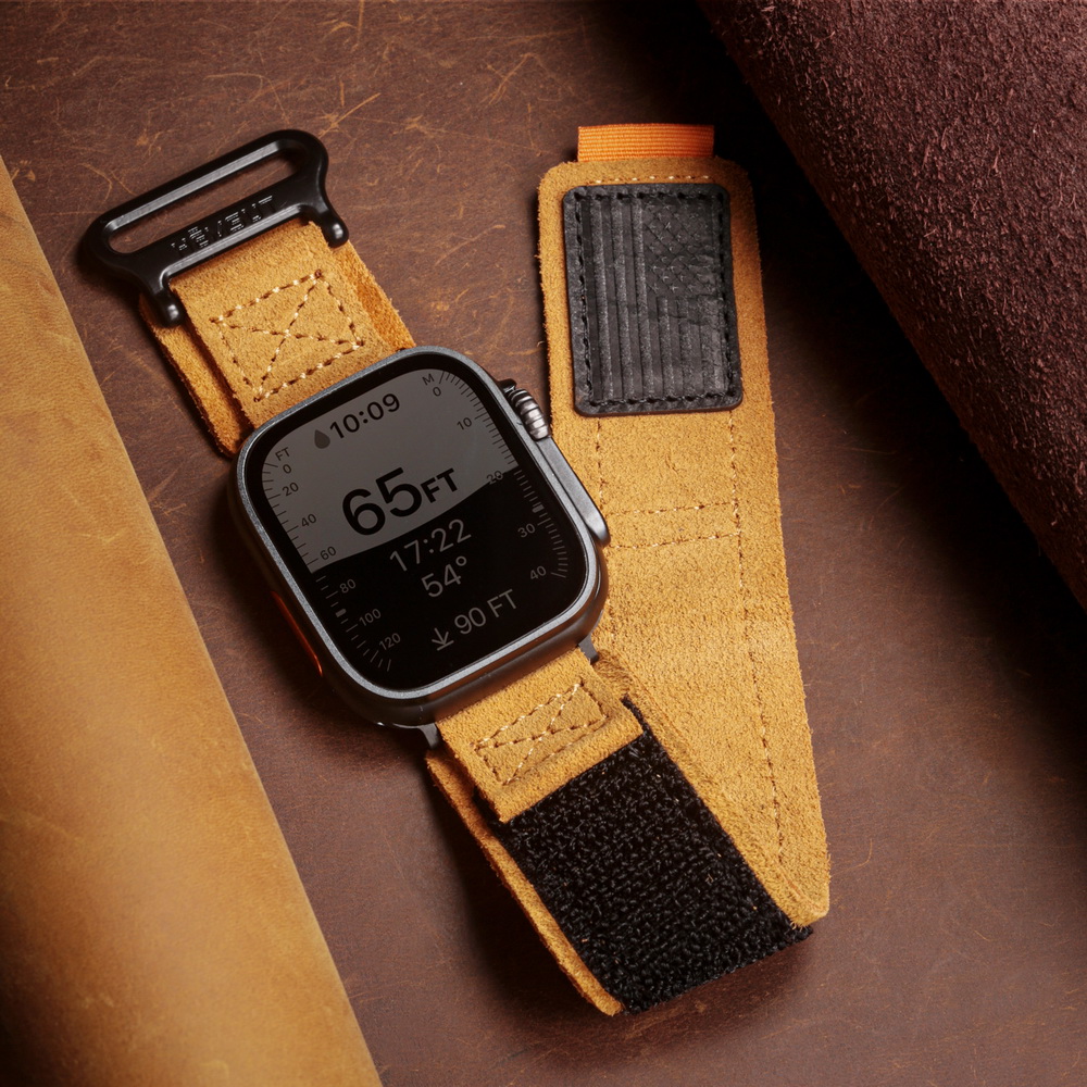 Apple Watch SE10用バンド 42/46mm 牛 - Suede Strap Watch のレビューと価格