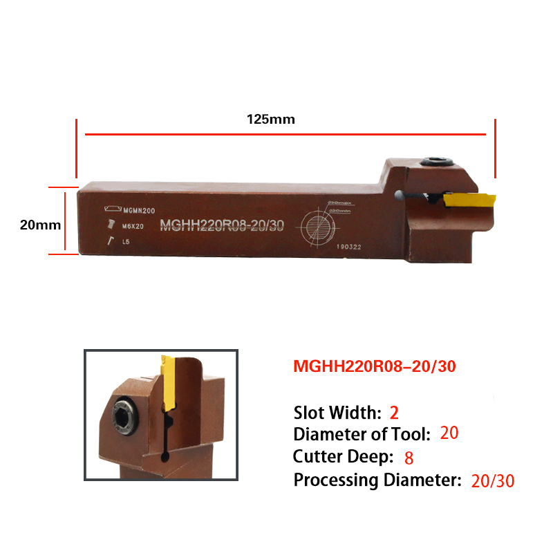 LIHAOPING MGHH 外部溝入れ CNC ツールホル - Spring Bar Tool Set のレビューと価格