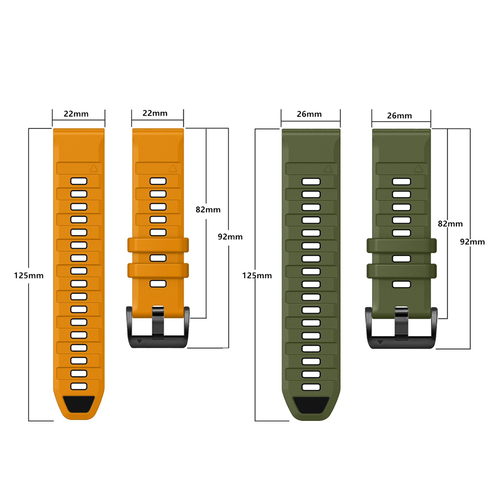 フェニックス E 47mm 公式クイックフィット 22mm  - Silicone Watch Band 22Mm のレビューと価格