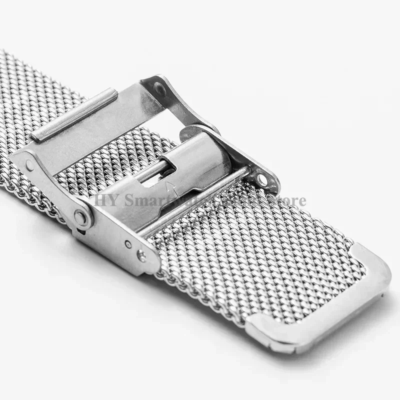 ミラネーゼメッシュ鋼ストラップ 0.6 ミリメートル 1.0 - Mesh Strap Metal のレビューと価格